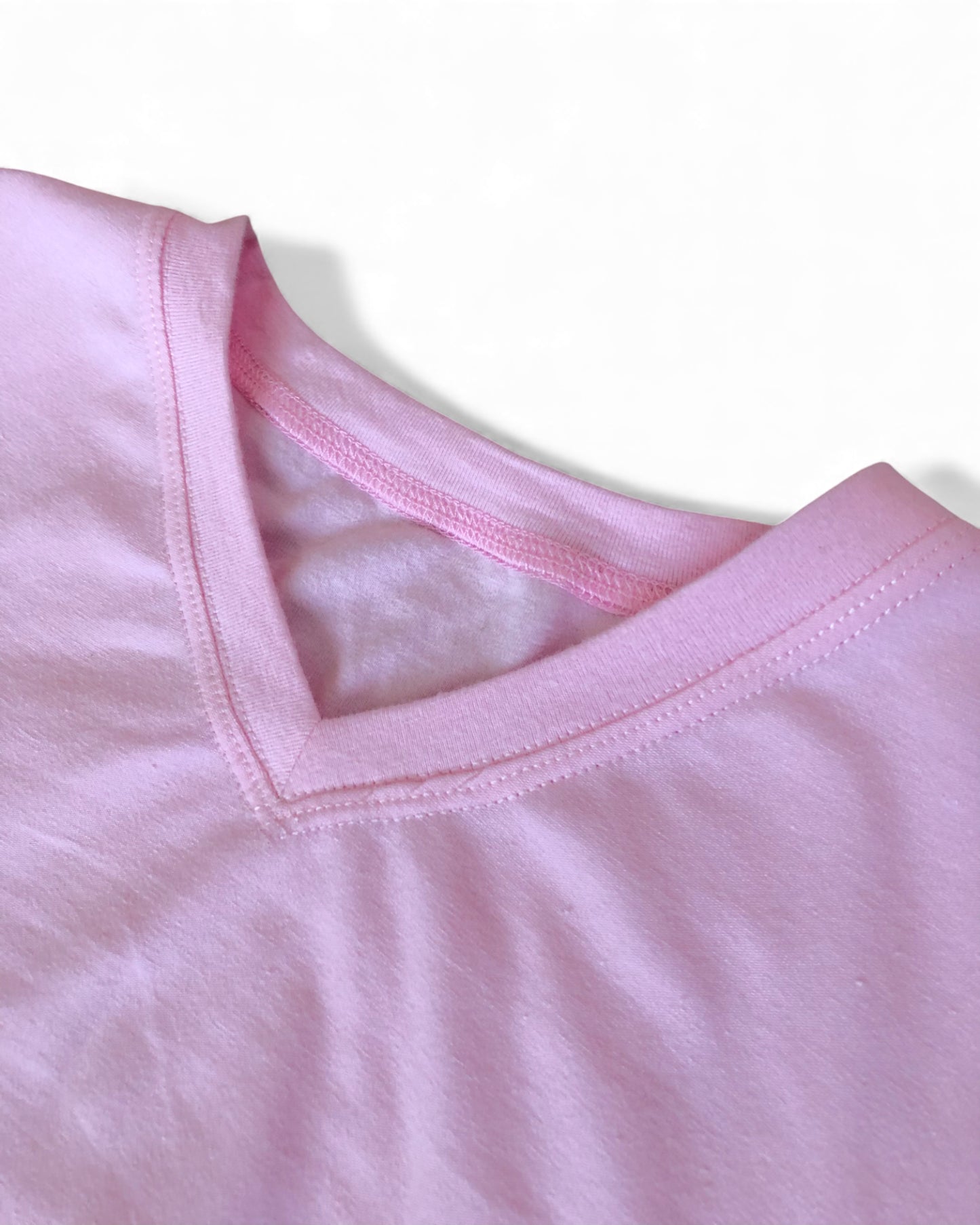 Kids' Adaptive Short Sleeve T-Shirt | Flat Seam, Tagless w/ Fidget Loop for Autism/SPD | Pink