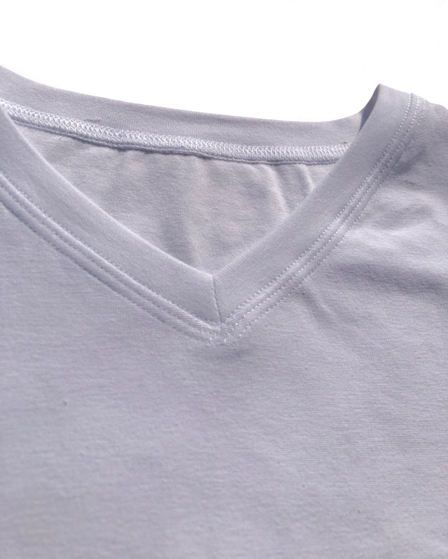 Kids' Adaptive Short Sleeve T-Shirt | Flat Seam, Tagless w/ Fidget Loop for Autism/SPD | White