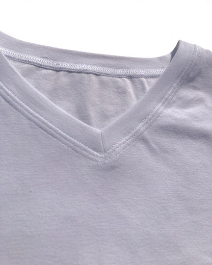 Kids' Adaptive Short Sleeve T-Shirt | Flat Seam, Tagless w/ Fidget Loop for Autism/SPD | White