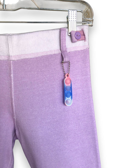 Kids' Sensory Joggers w/ Fidget Loop | Tagless, Adj. Waist, Fleece Lined for Autism | Lilac