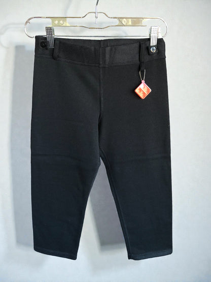 Kids' Sensory Joggers w/ Fidget Loop | Tagless, Adj. Waist, Fleece Lined for Autism | Black