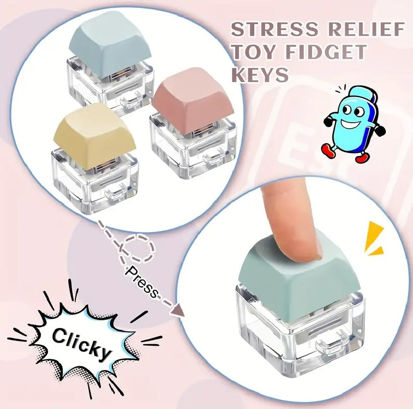 Sensory Keyboard Fidget Clicker Toy