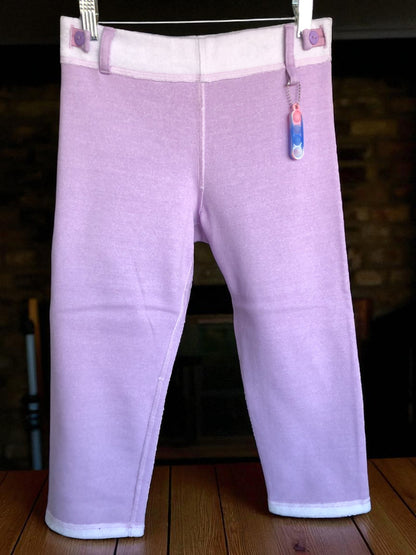 Lilac | Fleece-Lined Joggers with Fidget Popper Keyring & Adjustable Waistband