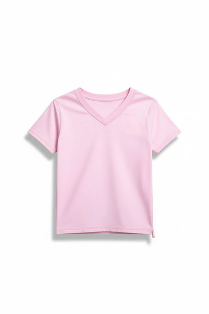 Pink | Short Sleeve Sensory Friendly T-Shirt with Fidget Popper Keyring